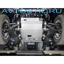 Prado 150 Защита переднего дифференциала алюминий 4 мм