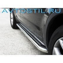Ducato 2012 Пороги подножки площадки с трубой 60 мм короткая база нержавейка