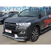 TRD 2019 Передняя защита бампера труба 60 мм нержавейка G