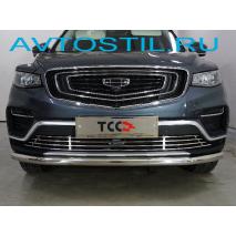 X70 Решетка радиатора нижняя 12 мм нержавейка без круизконтроля