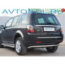 Freelander 2012 Защита заднего бампера труба 57 мм нержавейка