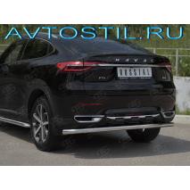 F7X F7 Задняя защита бампера труба с углами 57 мм нержавейка