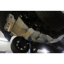 Trailblazer Защита днища V-2.8TD АКПП 5 частей алюминий 4 мм