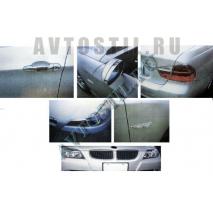 BMW E90 Набор хромированных накладок; реснички; задние фонари; поворотники; ободки зеркал; на ручки дверей.