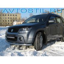 Grand Vitara Защита переднего бампера труба 60 мм нержавейка