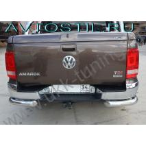 Amarok Защита заднего бампера d76 уголки нержавейка