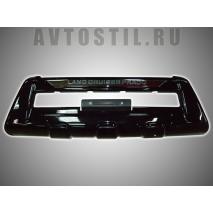 Prado 150 2010-2013 Защита переднего бампера пластик черная