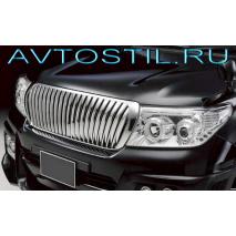 Land Cruiser 200 2008-2012 Решетка радиатора вертикальные жалюзи хром