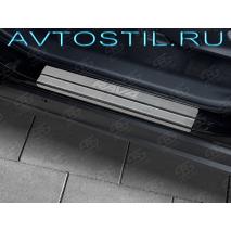 RAV4 Накладки на пороги нержавейка 4 шт