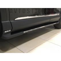 RAV4 Пороги подножки площадки Oem Style