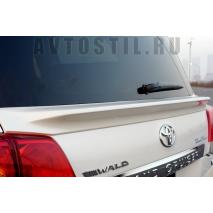 Land Cruiser 200 Спойлер задний под стекло белый перламутор