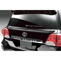 Land Cruiser 200 Спойлер задний под стекло черный перламутор