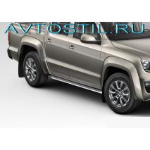 Amarok Защита порогов труба d60 нержавейка
