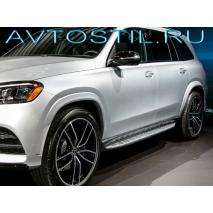 GLS X167 2019 Пороги подножки площадки OEM Style