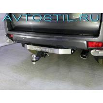 Style Фаркоп ТСУ с надписью LAND CRUISER нержавейка