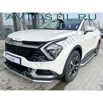 Sportage Защита переднего бампера труба 60 мм нержавейка