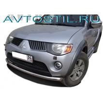 L200 Triton Передняя защита труба 60 мм нержавейка