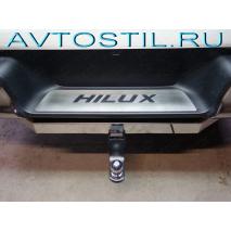 Hilux Накладка на задний бампер надпись HILUX нержавейка