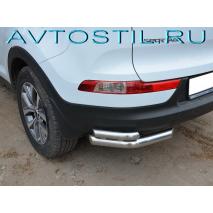 Sportage Задняя защита углы двойные 60/42 мм нержавейка