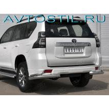Style Защита заднего бампера уголки 76/42 мм нержавейка