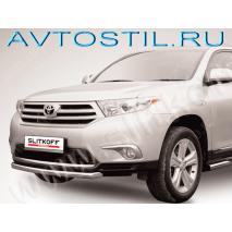 Highlander Защита переднего бампера d60 короткая нержавейка