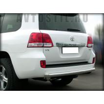 Land Cruiser 200 Защита заднего бампера труба 76 мм нержавейка