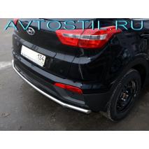 Creta Защита заднего бампера труба 42 мм нержавейка