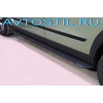 Explore 06 Пороги подножки площадки алюминиевые черные