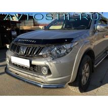 L200 Защита переднего бампера труба 60 мм нержавейка
