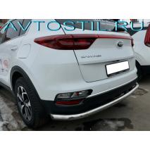 Sportage Задняя защита бампера труба длинная 60 мм нержавейка