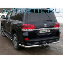 Executive Защита задняя уголки овальные 75х42 мм нержавейка