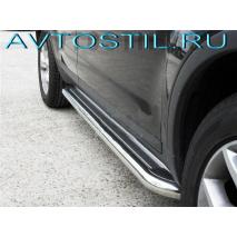 Sprinter 2006-2017 Подножки площадки труба 60 мм с листом нержавейка длинная база