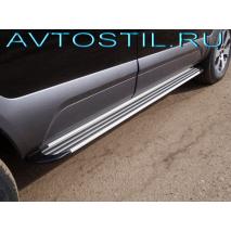 SUBARU Outback 2013-2014 Пороги подножки площадки алюминиевые