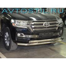 Land Cruiser 200 Решетка бампера 16 мм нержавейка