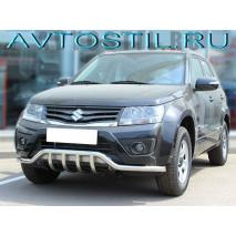 Grand Vitara Защита переднего бампера Сити Гард 53 мм нержавейка