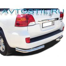 Land Cruiser 200 Задняя защита углы 76 мм нержавейка