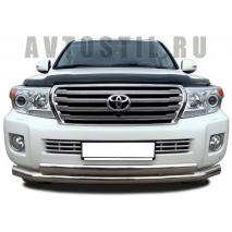 Land Cruiser 200 2012 Накладка на решетку бампера нержавейка
