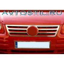 Volkswagen Polo 2003-2009 Накладка на решотку радиатора нержавейка 6 шт
