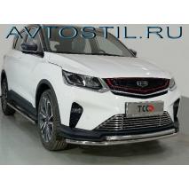 X50 Защита переднего бампера труба двойная 42/42 мм нержавейка
