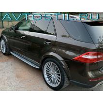 ML W166 2011 Пороги подножки площадки BMW Style