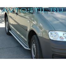 Sprinter 2006-2017 Подножки площадки труба 60 мм с листом короткая, средняя база