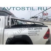 Hilux Защита кузова дуга труба двойная 76/76 мм нержавейка