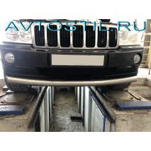 Grand Cherokee Защита переднего бампера труба 76 мм нержавейка