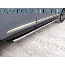 JX35 QX60 2013 Пороги подножки площадки алюминиевые с пластиковой накладкой