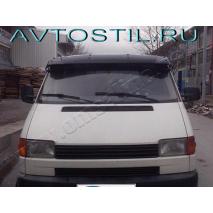 T4 Козырек лобового стекла черный