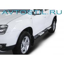 Duster Пороги подножки площадки алюминиевые