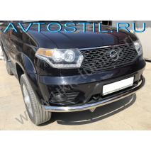 Uaz Patriot Защита переднего бампера труба d60 нержавейка