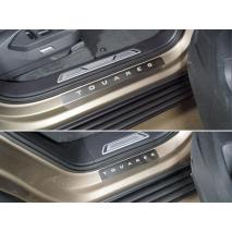 Touareg Накладки на пороги надпись Touareg 4 шт