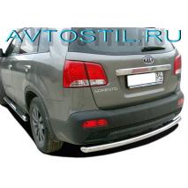 Sorento Защита заднего бампера труба 60 мм нержавейка