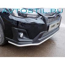 SUBARU XV 2017 Защита передняя нижняя труба 42 мм нержавейка